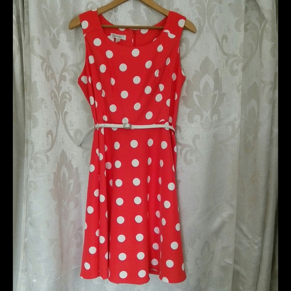 Dress barn CLASSIC polka dot dress